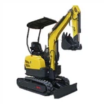 Graafmachine van 1,8 ton