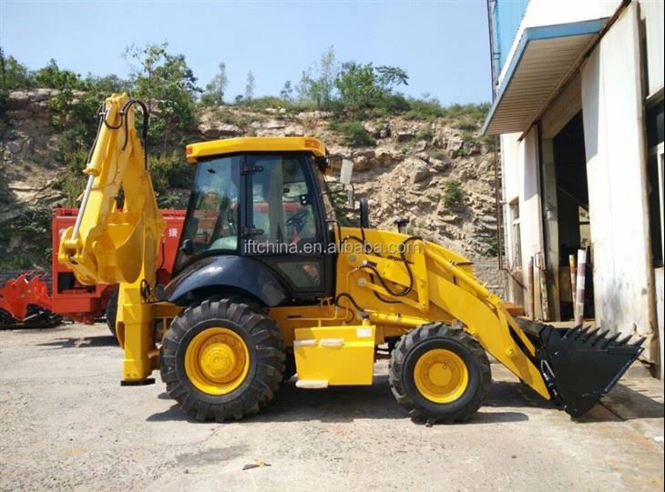 Frontgraafmachine Achterlader