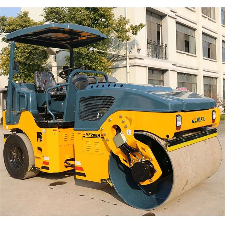 Gelede dubbele trommel 8 ton vibrerend