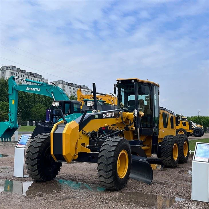 Grader met hydraulische tractiemotor