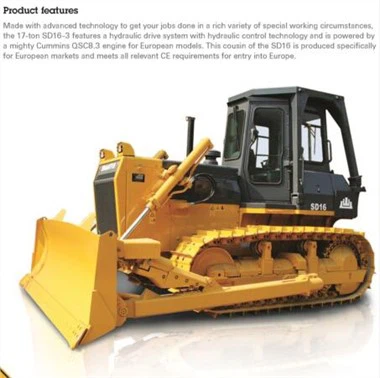 Bulldozer hydraulische lift