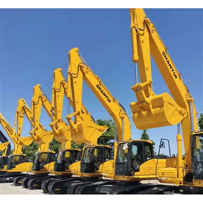 Grote amfibische graafmachine