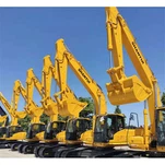 Grote amfibische graafmachine