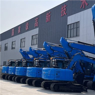 Grote hydraulische graafmachine