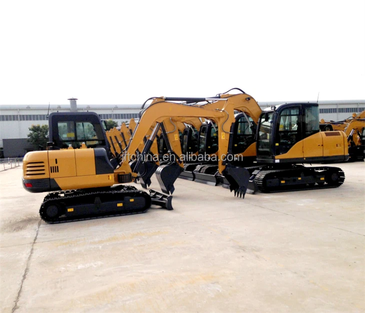 Graafmachine op wielen 70 ton